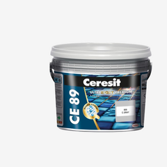 Ceresit CE89 Эпоксидный двухкомпонетный заполнитель швов и клей для плитки 801 белый (2,5кг)