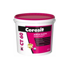 Ceresit CT 60/1.5 (25кг) BASE Штукатурка декоративная акриловая "камешковая" (зерно 1,5мм)
