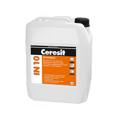 Ceresit IN 10 (10л) Глубокопроникающая грунтовка (под финишную отделку)