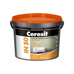 Ceresit IN 50 BASIC (10л) Интерьерная акриловая матовая краска Base А