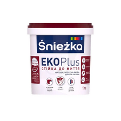 Интерьерная Краска Sniezka Eko Plus 1л/1,37кг