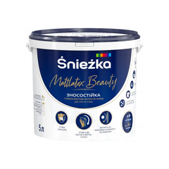 Интерьерная Краска Sniezka Mattlatex Beauty 5 л/6,8 кг
