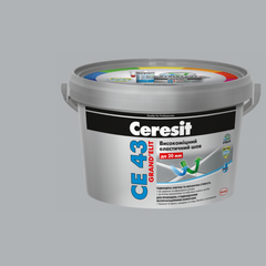 Ceresit СЕ 43 Grand'elit (2кг) Сверхпрочный, эластичный цветной шов до 20 мм (серый)