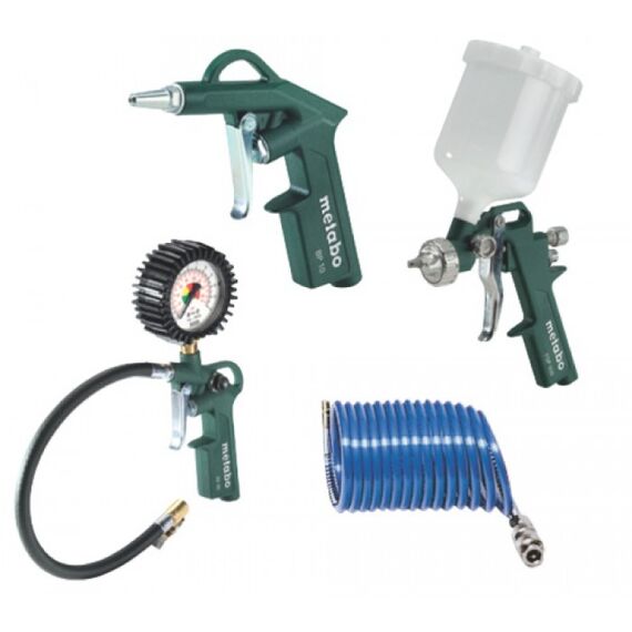 Комплект пневматических инструментов METABO LPZ 4 Set, картон, изображение 2