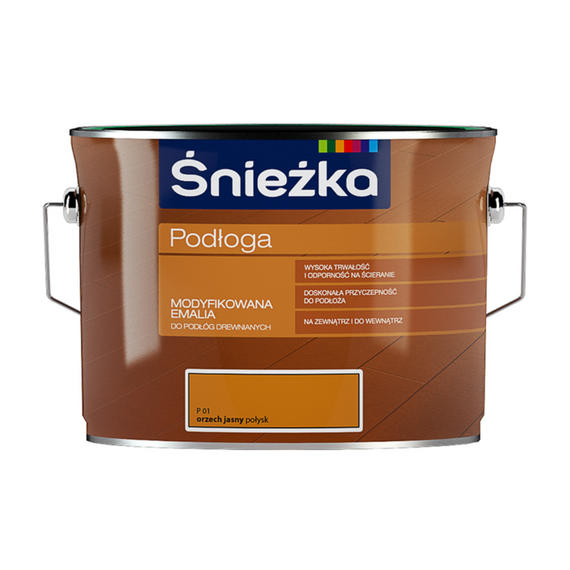 Модифицированная эмаль Podloga P03 промежуточный глянцевый орех 2,5 л