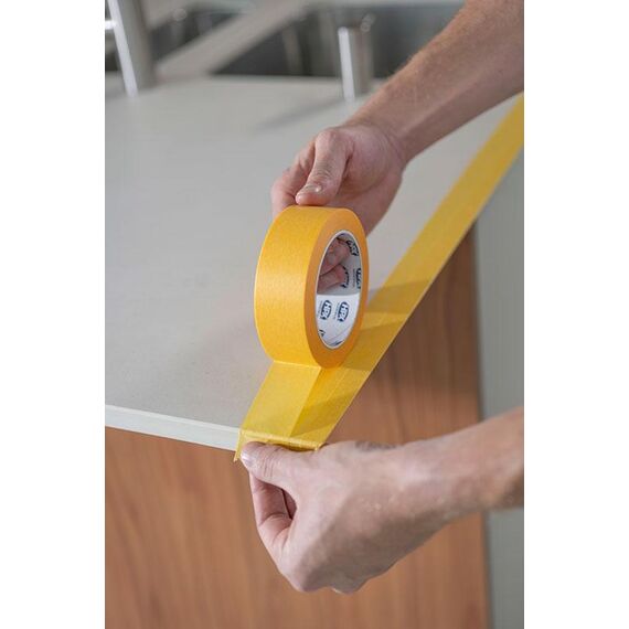 Малярная лента HPX4400 100С 24мм х 50м оранжевая, изображение 2