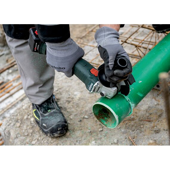 Акумуляторна кутова шліфувальна машина W 18 L 9-125 18V 2x4Ah LiPOWER; Зарядний пристрій ASC 55; met, зображення 3