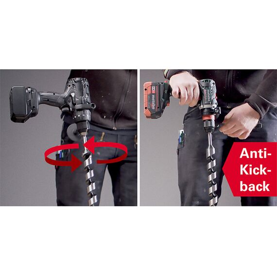 Акумуляторний дриль-шуруповерт BS 18 LTX BL I 18V 2x5.2Ah LiPOWER; Зарядний пристрій ASC 55; metaBOX, зображення 3