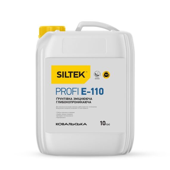 Siltek E-110 Profi Ґрунтівка глибокопроникаюча зміцнююча (10л)