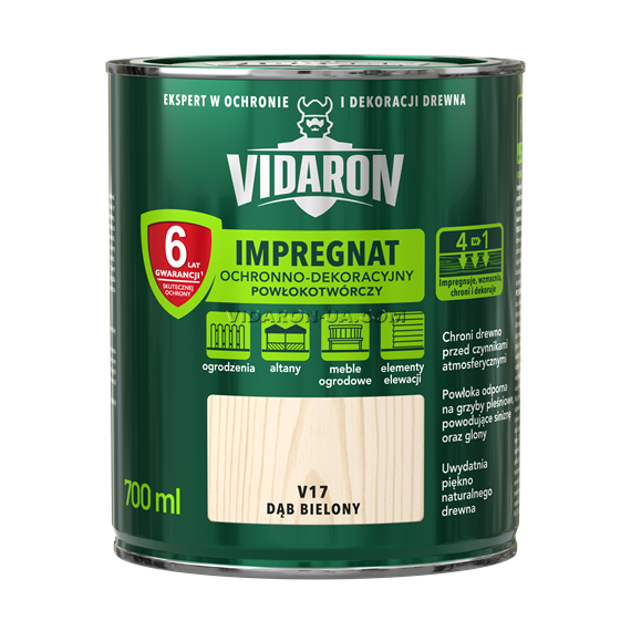 VIDARON IMPREGNAT вибілений дуб V17 2,5 л