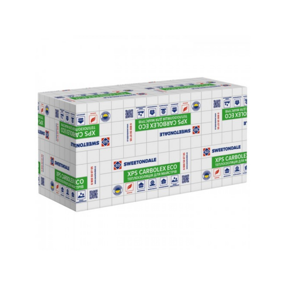 CARBON ECO FAS TB Плити пінополістерольні екструзійні 1180х580х100-L/0,06844 (4шт/уп)