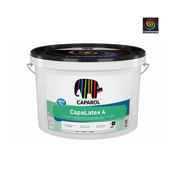 Краска интерьерная, латексная, матовая Caparol "CapaLatex 4" B3, 9,4 л.
