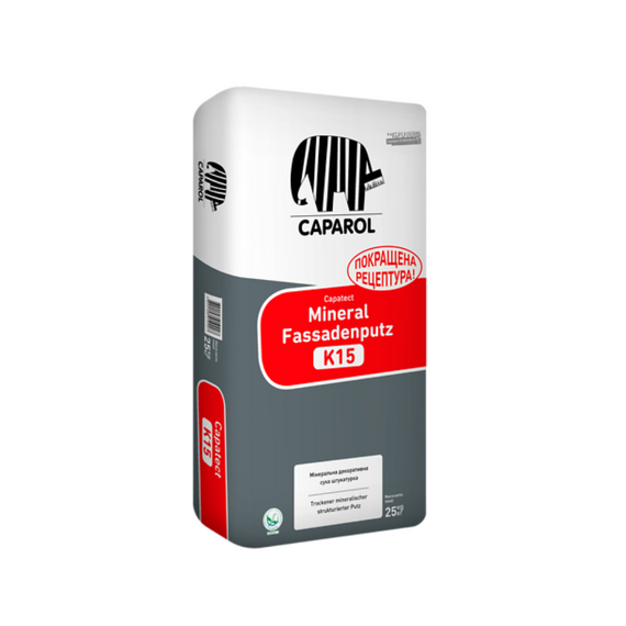 Штукатурка фасадна мінеральна Caparol "Capatect Mineral Fassadenputz K20", 25 кг.