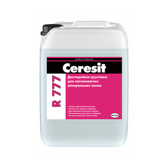 Ceresit R777 (10л) для впитуючих бетонних, цементно-піскових основ
