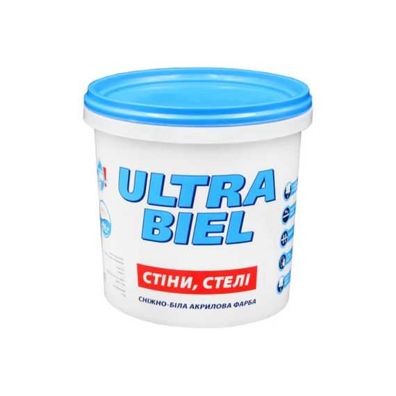 Интерьерная Краска Sniezka Ультра Бель снежно-белый 4,2 кг/3л