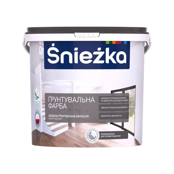 Sniezka ҐРУНТУВАЛЬНА ФАРБА білий 1,4 кг