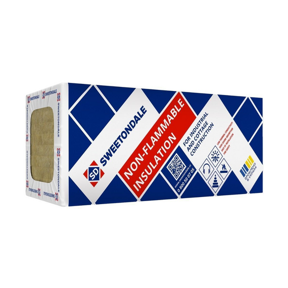 Плити мінераловатні Thermowool Block Standart 45кг/м3, 1200x600x150 (2,88м2/уп) (16 уп/під)