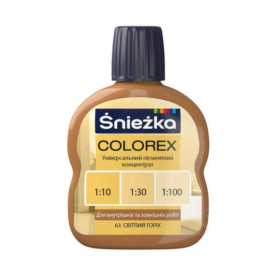 Пигмент Sniezka COLOREX 63 светлый орех 100мл