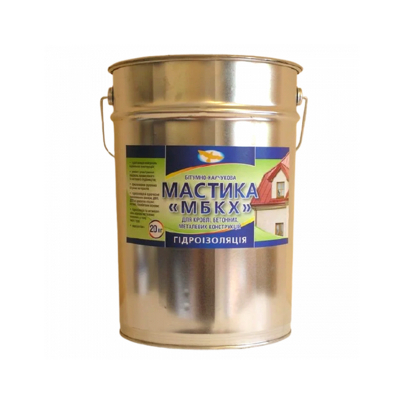 Мастика бітумно-каучукова гідроізоляційна 20кг