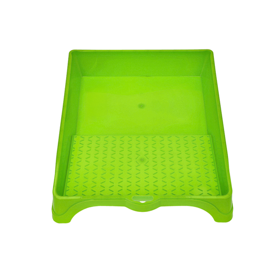 Ванночка малярная М7, серия FIT 5, пластиковая 38x32см, зеленая, изображение 3