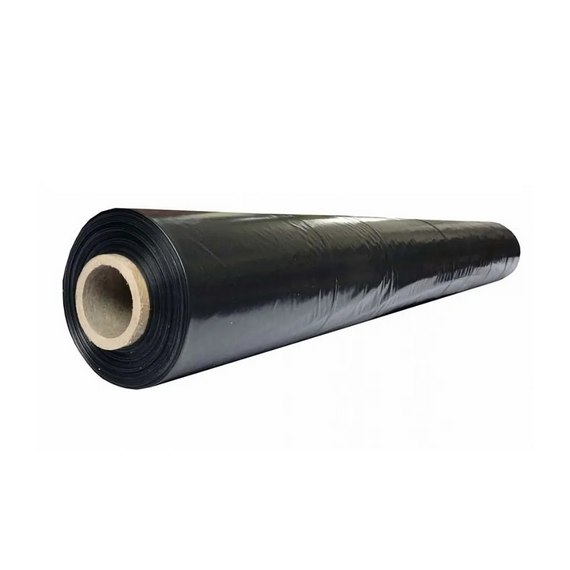 Пленка полиэтиленовая строительная (черная) 200мкм, рулон 50м/150м.кв (Украина)