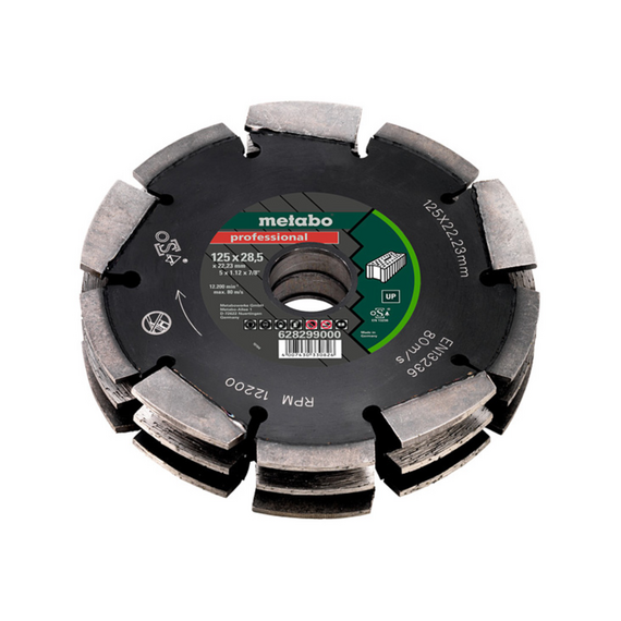 Алм. ФД3, 125x18x22,23 мм, «professional», «UP», универсальный (628299000) Metabo