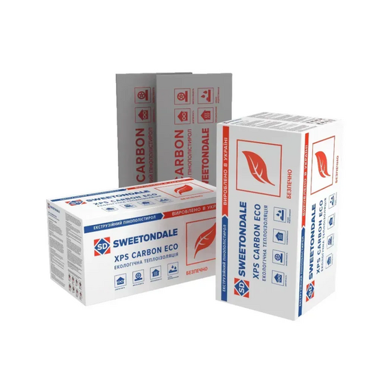 CARBOLEX ECO Плити пінополістерольні екструзійні 1200х600х20 (0,72 м2/0,0144/м3 шт, 20 шт/уп)