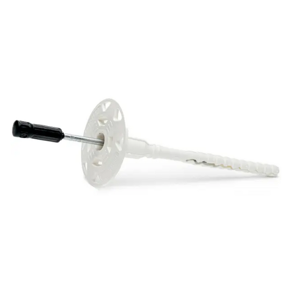 10*300 Дюбель фасадный для крепления изоляции с металлическим стержнем и термоголовой, длинная зона, 250шт/уп