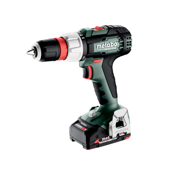 Аккумуляторная ударная дрель SB 18L Quick 18V 2x2Ah LiPOWER; Зарядное устройство для SC 36; metaBOX 145