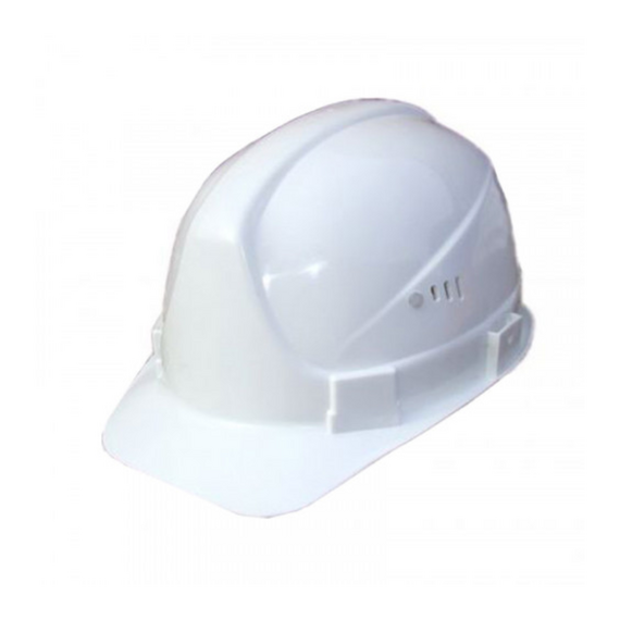 Каска будівельника біла Polermo