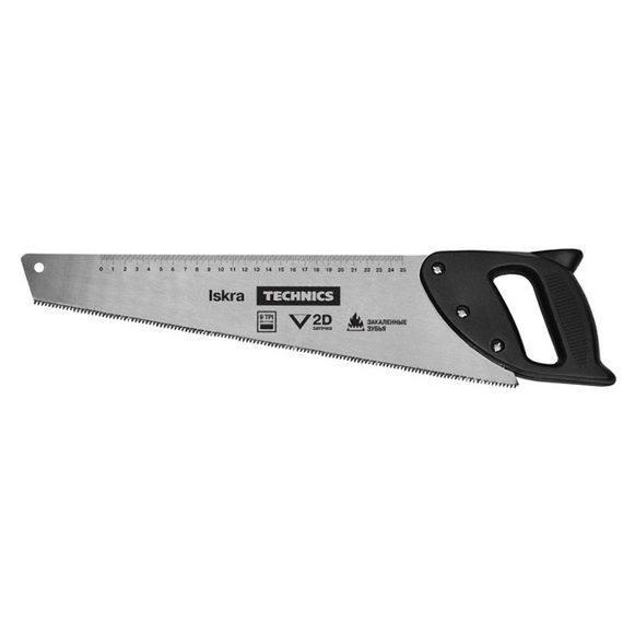 Пилка по дереву, гартовані зубці "Іскра", 500мм, 9/1", 2D