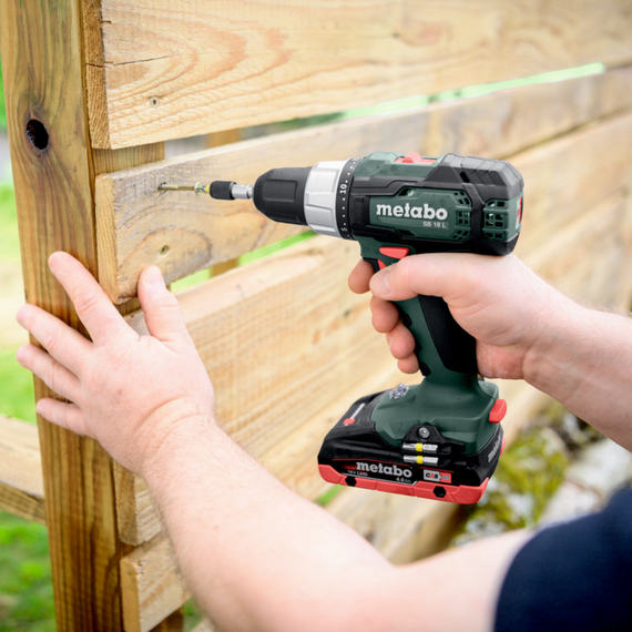 Акумуляторний ударний дриль SB 18 L Set 18V 2x2Ah LiPOWER; Зарядний пристрій SC 36; Пластиковий кофр, зображення 8