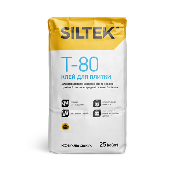 Siltek Т-80 Клей для плитки (25кг)