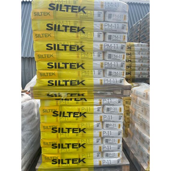 Siltek PM-11 Штукатурка цементна стартова машинного нанесения (25 кг), зображення 2