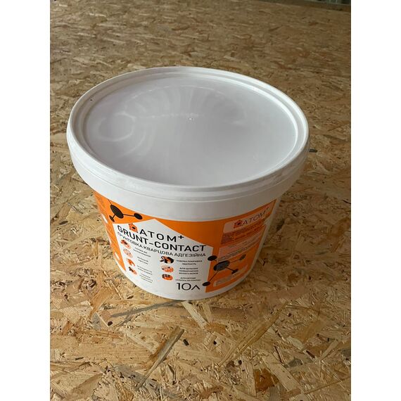 Grunt - Contact Контактный грунт для увеличения адгезии, АТОМ+ (10л.\15кг), изображение 3