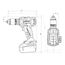 Акумуляторний дриль-шуруповерт BS 18 LTX BL I 18V 2x5.2Ah LiPOWER; Зарядний пристрій ASC 55; metaBOX, зображення 4