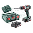 Дрель-шуруповерт аккум. METABO BS 18 L BL Q, 18v, 2шт*2.0Ам/год, metabox 145, зарядное устройство SC36